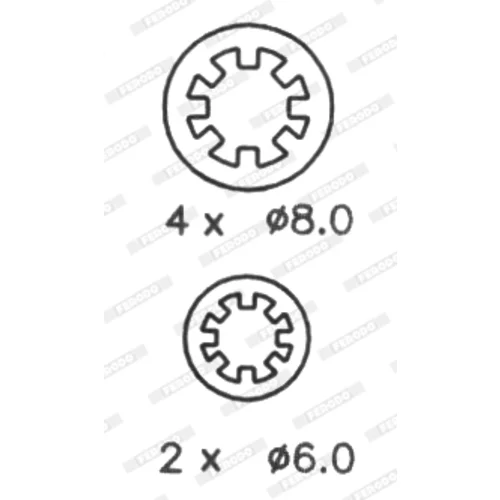 Sada brzdových čeľustí FERODO FSB553 - obr. 4