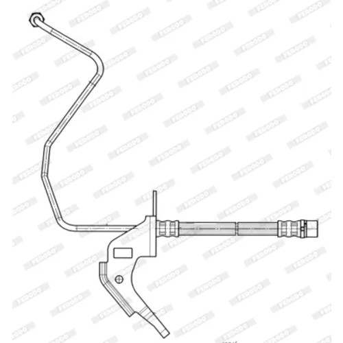 Brzdová hadica FERODO FHY3054 - obr. 1