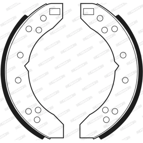 Sada brzdových čeľustí FERODO FSB346 - obr. 2