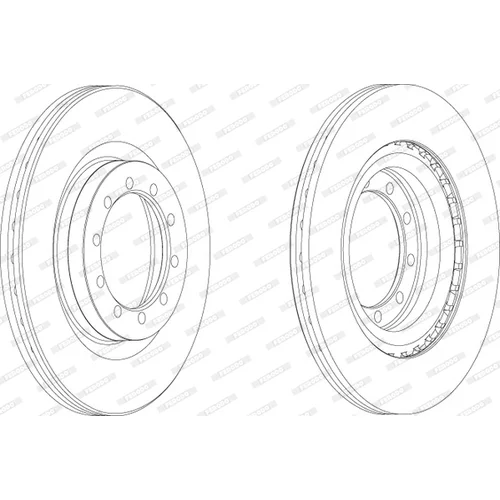 Brzdový kotúč FERODO FCR183A
