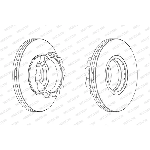 Brzdový kotúč FERODO FCR215A