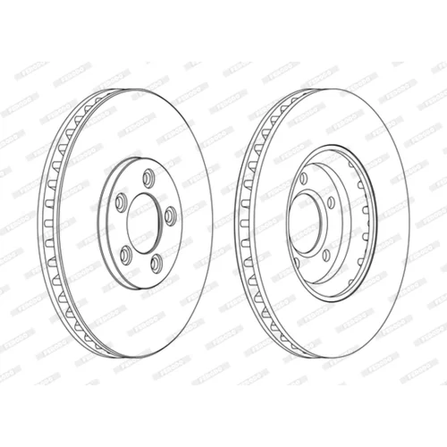 Brzdový kotúč FERODO DDF1648C