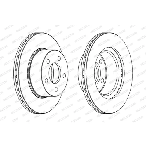 Brzdový kotúč FERODO DDF367