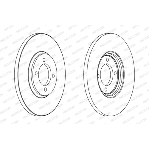 Brzdový kotúč FERODO DDF529