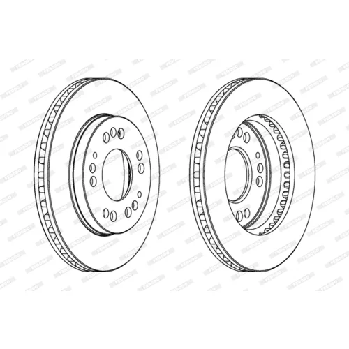 Brzdový kotúč FERODO DDF761