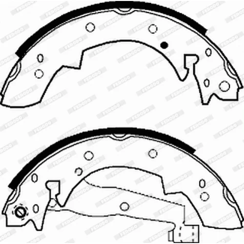 Sada brzdových čeľustí FERODO FSB173 - obr. 4