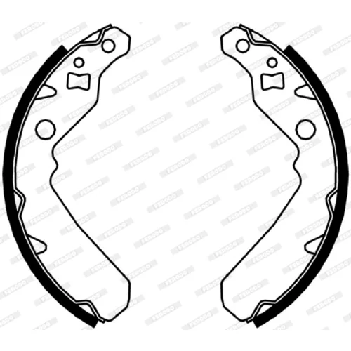 Sada brzdových čeľustí FERODO FSB4041 - obr. 1