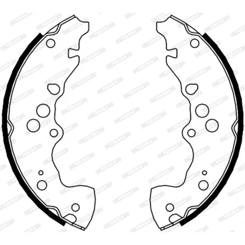 Sada brzdových čeľustí FERODO FSB4115 - obr. 2