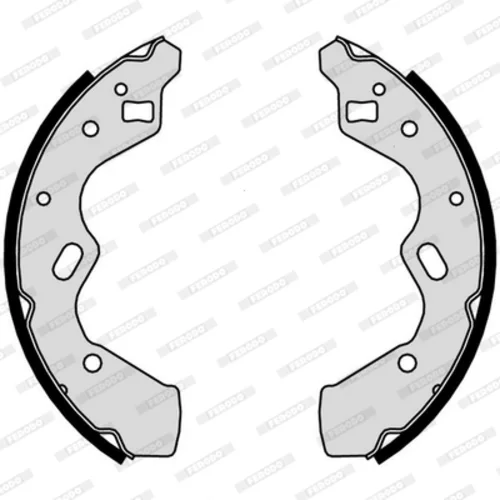 Sada brzdových čeľustí FERODO FSB611 - obr. 2