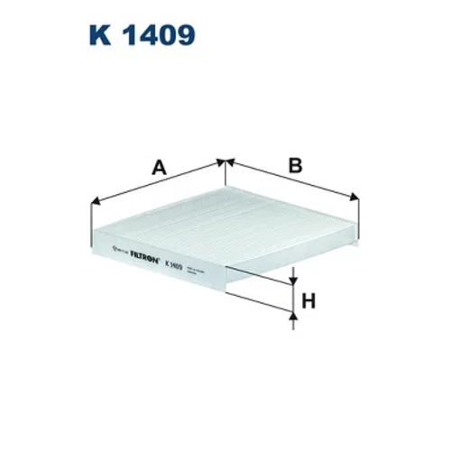 Filter vnútorného priestoru FILTRON K 1409