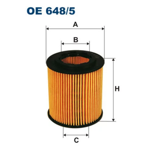 Olejový filter FILTRON OE 648/5