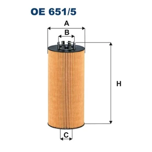 Olejový filter FILTRON OE 651/5