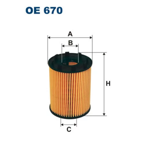 Olejový filter OE 670 /FILTRON/