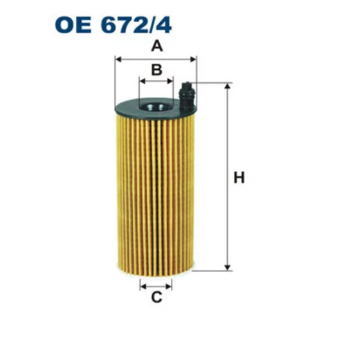 Olejový filter FILTRON OE 672/4