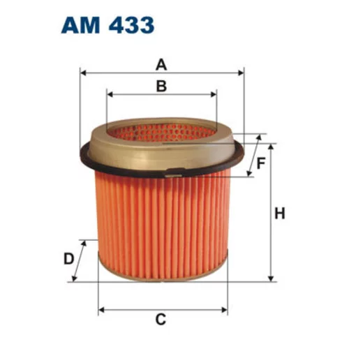 Vzduchový filter AM 433 /FILTRON/