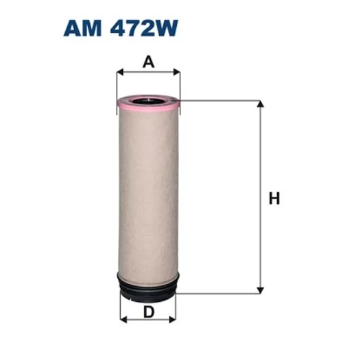 Filter sekundárneho vzduchu FILTRON AM 472W