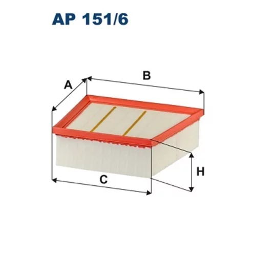 Vzduchový filter FILTRON AP 151/6