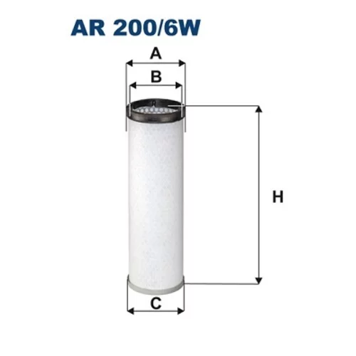 Filter sekundárneho vzduchu FILTRON AR 200/6W