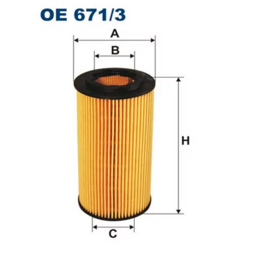 Olejový filter FILTRON OE 671/3