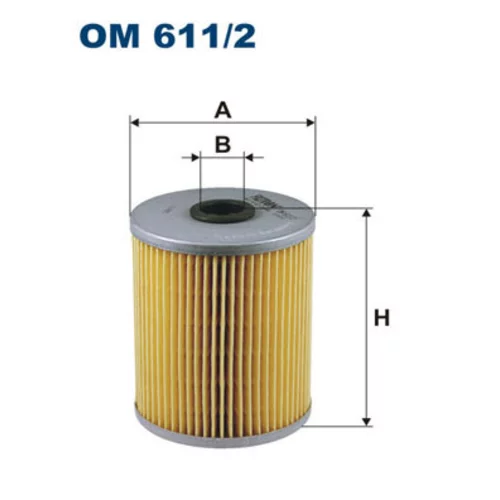 Filter pracovnej hydrauliky FILTRON OM 611/2
