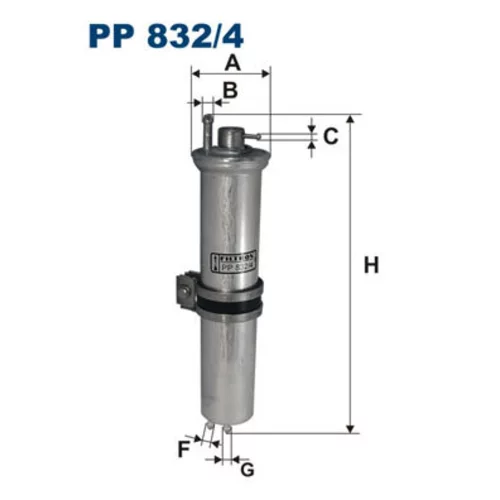 Palivový filter PP 832/4 /FILTRON/