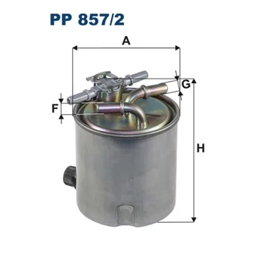 Palivový filter PP 857/2 /FILTRON/