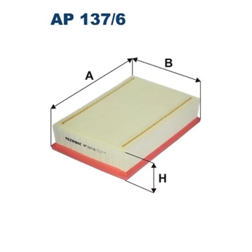 Vzduchový filter AP 137/6 /FILTRON/