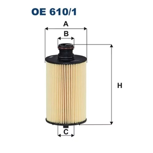 Olejový filter FILTRON OE 610/1