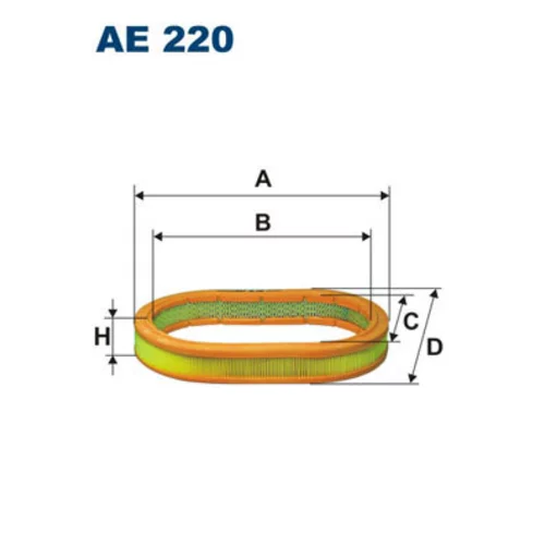 Vzduchový filter FILTRON AE 220