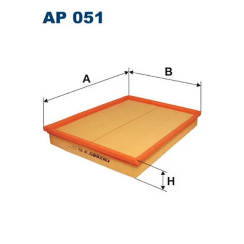 Vzduchový filter FILTRON AP 051