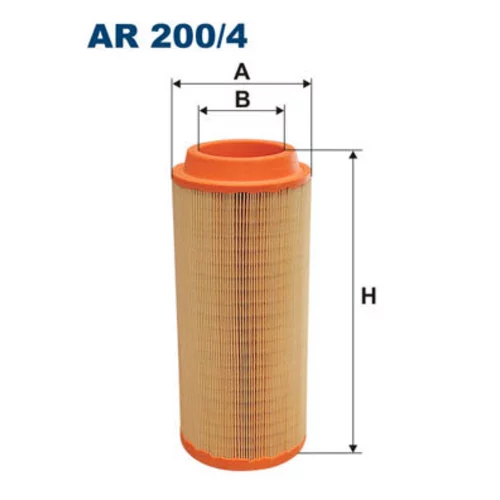 Vzduchový filter AR 200/4 /FILTRON/