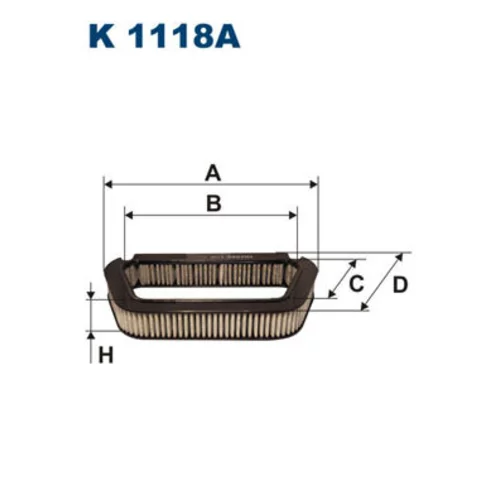 Filter vnútorného priestoru FILTRON K 1118A