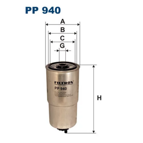 Palivový filter FILTRON PP 940