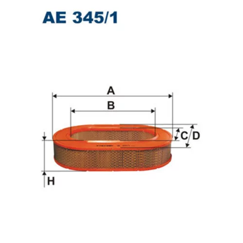 Vzduchový filter FILTRON AE 345/1