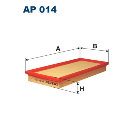 Vzduchový filter FILTRON AP 014