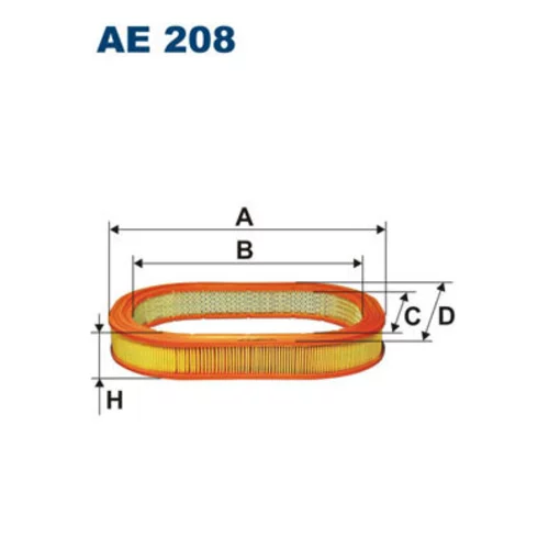 Vzduchový filter FILTRON AE 208