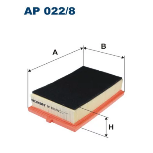 Vzduchový filter FILTRON AP 022/8
