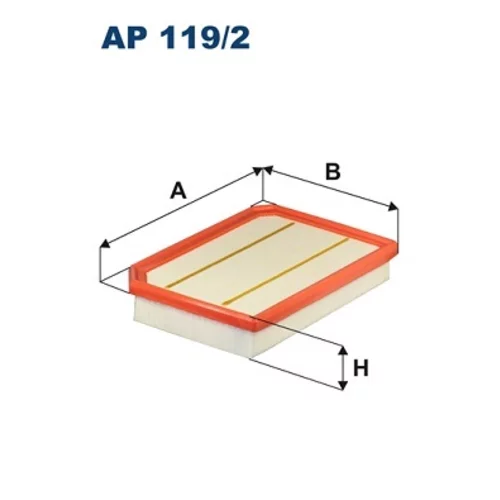 Vzduchový filter FILTRON AP 119/2