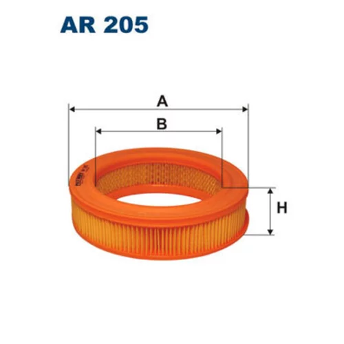 Vzduchový filter AR 205 /FILTRON/