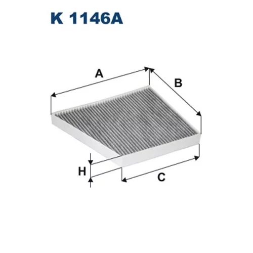 Filter vnútorného priestoru FILTRON K 1146A