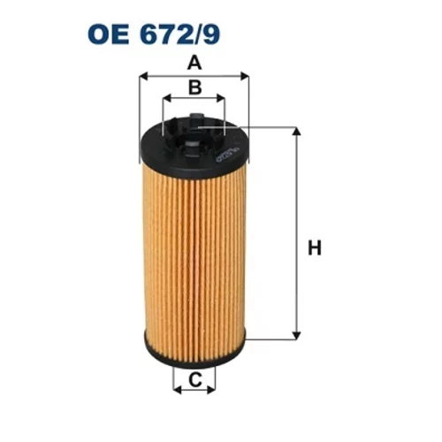 Olejový filter FILTRON OE 672/9