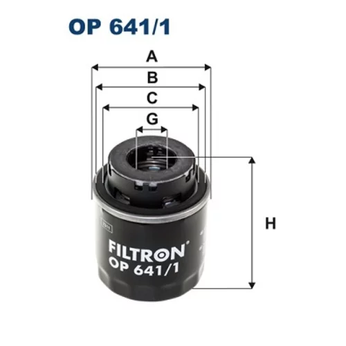 Olejový filter FILTRON OP 641/1