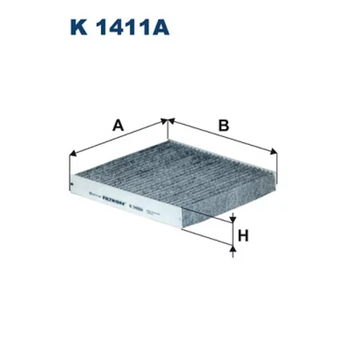 Filter vnútorného priestoru FILTRON K 1411A