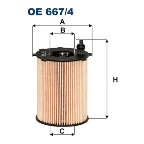 Olejový filter FILTRON OE 667/4