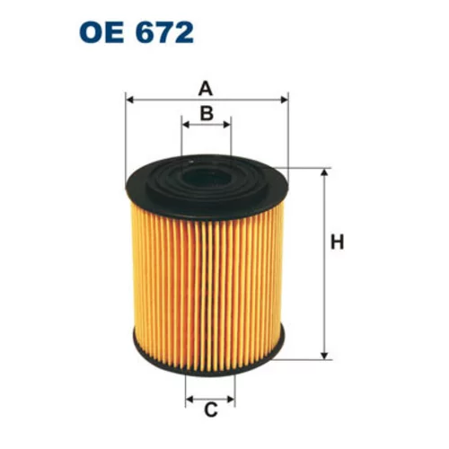 Olejový filter FILTRON OE 672