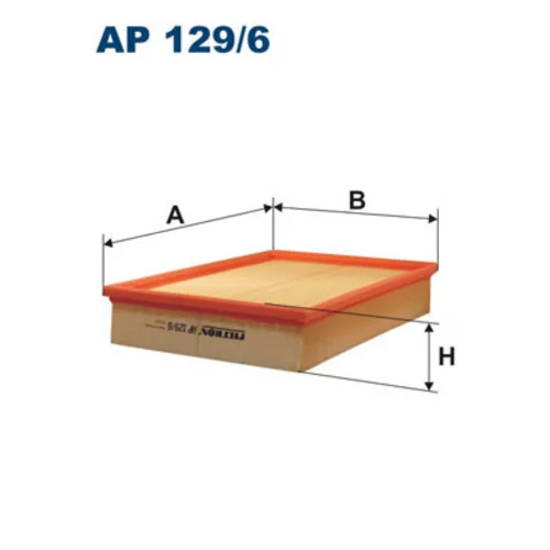 Vzduchový filter FILTRON AP 129/6