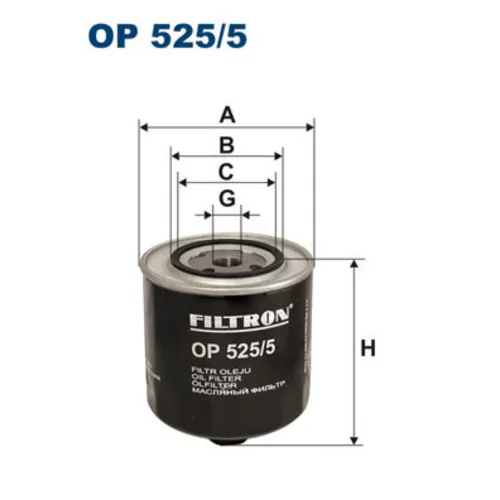 Olejový filter FILTRON OP 525/5