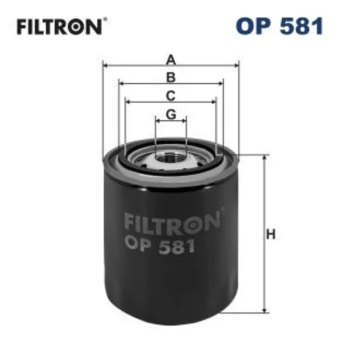 Olejový filter FILTRON OP 581