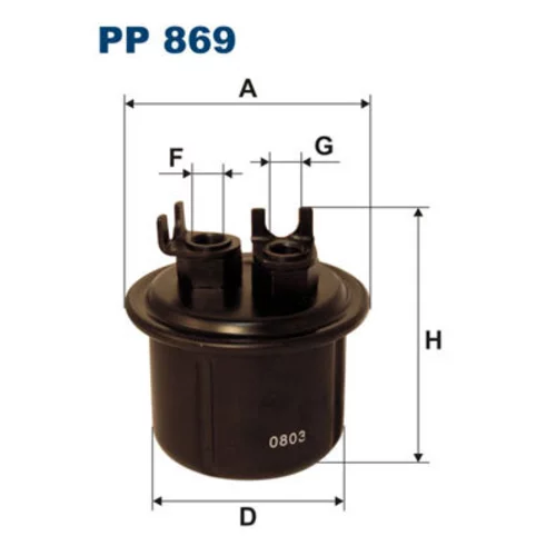 Palivový filter FILTRON PP 869