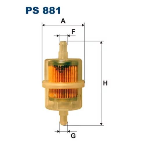 Palivový filter FILTRON PS 881